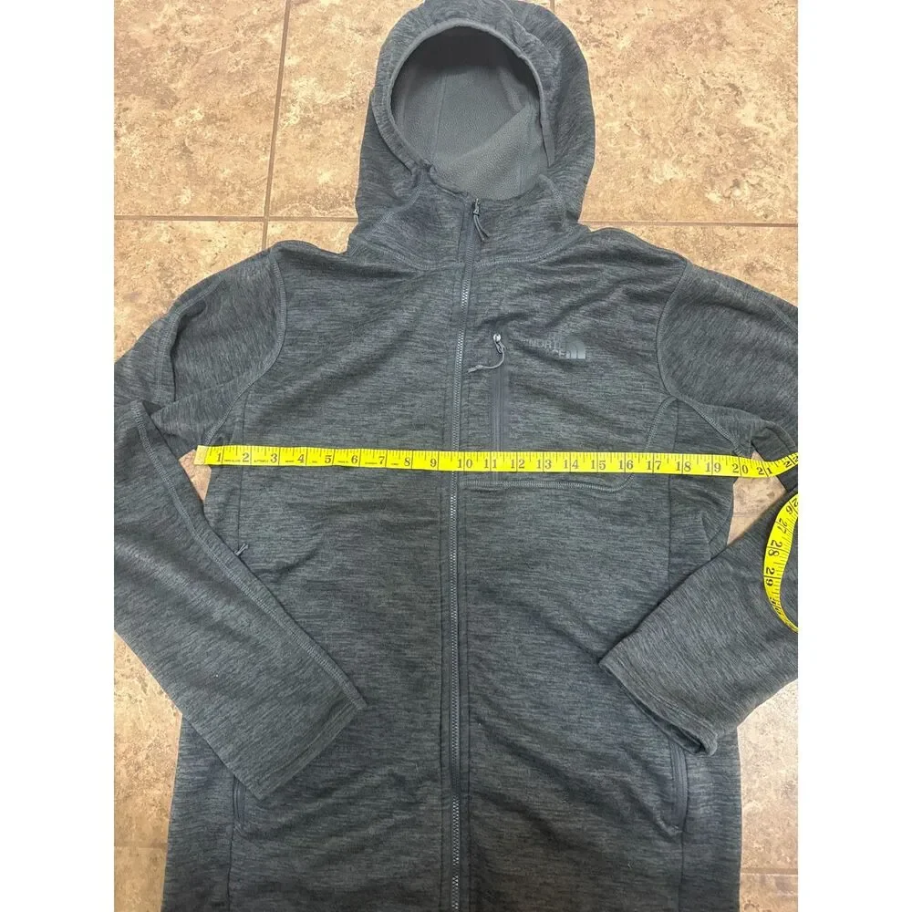 The North Face Full Zip Canyonland Hoodie Jacket Mens Medium Gray Fleece
